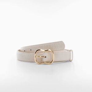 NWT Crocodile-effect belt